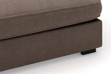 Rossita Lyx 4-sits Extra djup Soffa med Schäslong Vänster - Brun Tyg - Möbler - Soffa - Divansoffa & schäslongsoffa - 4 sits soffa med divan