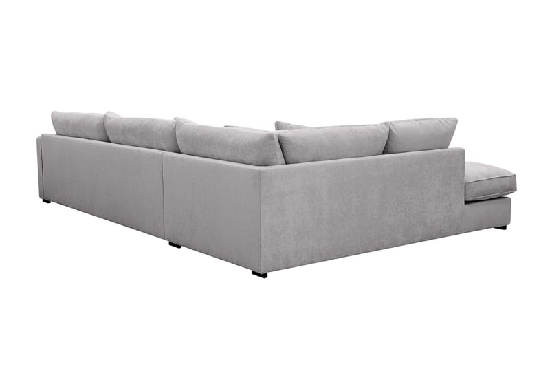 Rossita Lyx 4-sits Extra djup Soffa med Schäslong Vänster - Grå Chenille - Möbler - Soffa - Divansoffa & schäslongsoffa - 4 sits soffa med divan