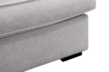 Rossita Lyx 4-sits Extra djup Soffa med Schäslong Vänster - Grå Chenille - Möbler - Soffa - Divansoffa & schäslongsoffa - 4 sits soffa med divan