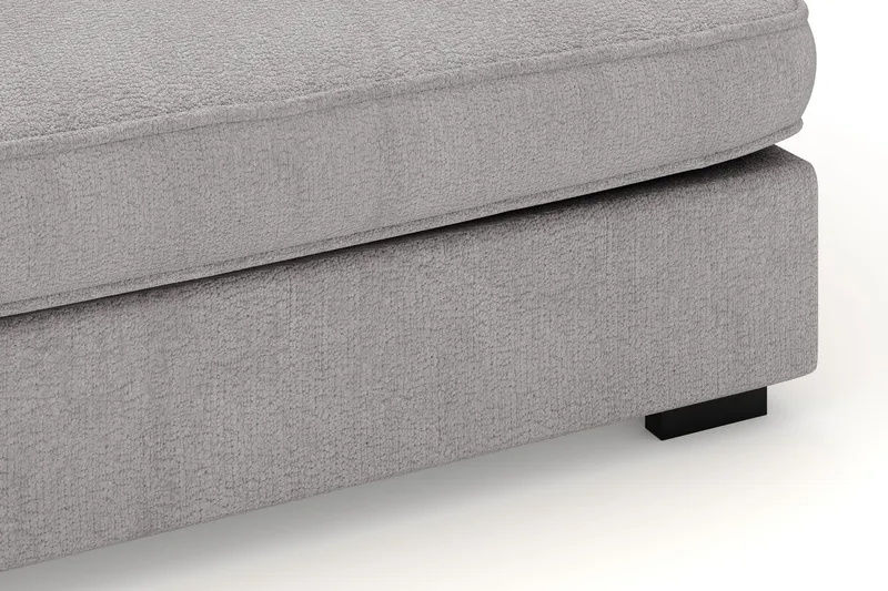 Rossita Lyx 4-sits Extra djup Soffa med Schäslong Vänster - Grå Chenille - Möbler - Soffa - Divansoffa & schäslongsoffa - 4 sits soffa med divan