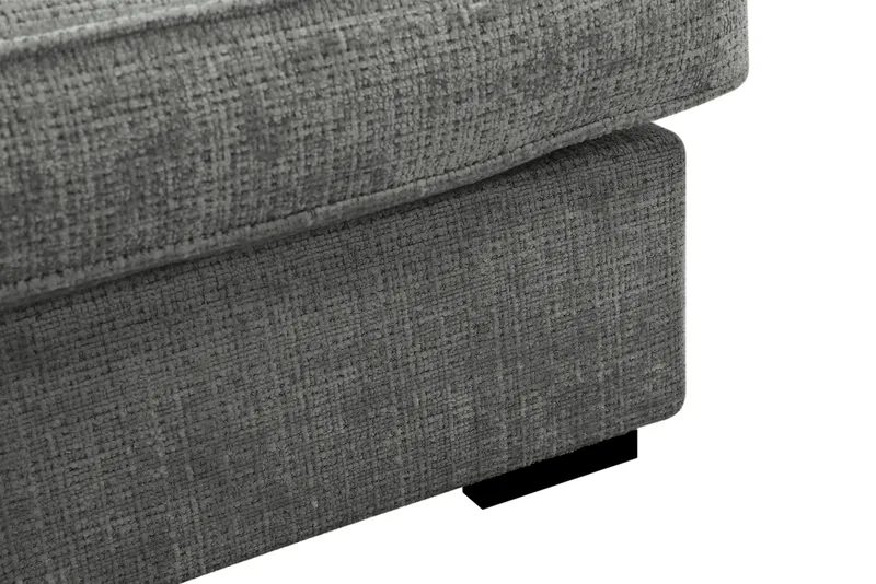 Rossita Lyx 4-sits Extra djup Soffa med Schäslong Vänster - Grå Chenille - Möbler - Soffa - Divansoffa & schäslongsoffa - 4 sits soffa med divan