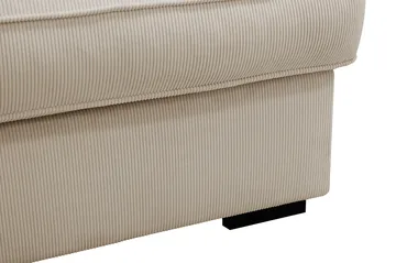 Rossita Lyx 4-sits Extra djup Soffa med Schäslong Vänster - Greige Manchester - Möbler - Soffa - Divansoffa & schäslongsoffa - 4 sits soffa med divan