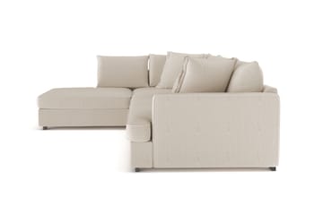 Rossita Lyx 4-sits Extra djup Soffa med Schäslong Vänster - Greige Manchester - Möbler - Soffa - Divansoffa & schäslongsoffa - 4 sits soffa med divan