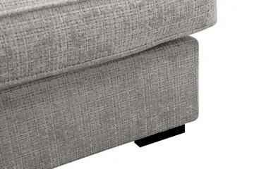 Rossita Lyx 4-sits Extra djup Soffa med Schäslong Vänster - Ljusgrå Chenille - Möbler - Soffa - Divansoffa & schäslongsoffa - 4 sits soffa med divan