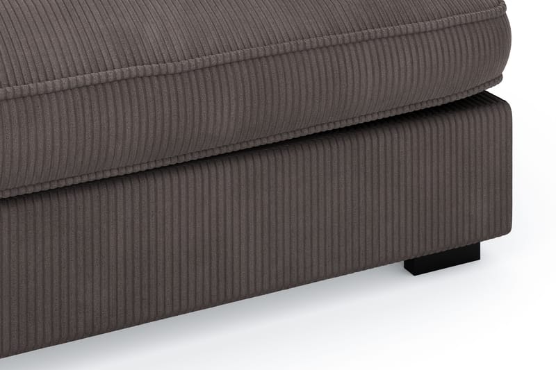 Rossita Lyx 4-sits Extra djup Soffa med Schäslong Vänster - Mörkgrå Manchester - Möbler - Soffa - Divansoffa & schäslongsoffa - 4 sits soffa med divan