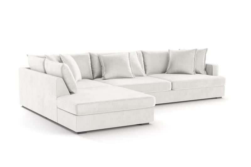 Rossita Lyx 4-sits Extra djup Soffa med Schäslong Vänster - Offwhite Manchester - Möbler - Soffa - Divansoffa & schäslongsoffa - 4 sits soffa med divan