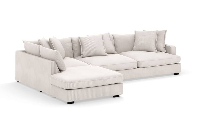 Rossita Lyx 4-sits Extra djup Soffa med Schäslong Vänster - Offwhite Manchester - Möbler - Soffa - Divansoffa & schäslongsoffa - 4 sits soffa med divan