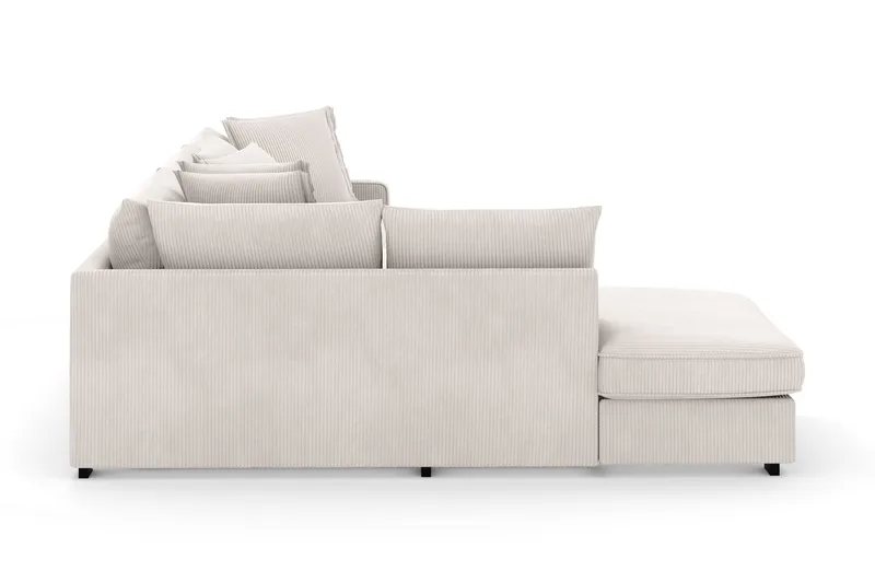 Rossita Lyx 4-sits Extra djup Soffa med Schäslong Vänster - Offwhite Manchester - Möbler - Soffa - Divansoffa & schäslongsoffa - 4 sits soffa med divan