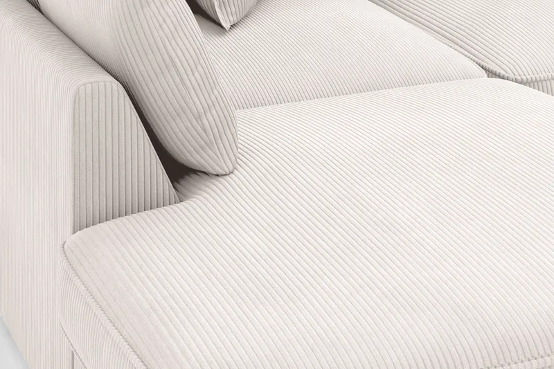 Rossita Lyx 4-sits Extra djup Soffa med Schäslong Vänster - Offwhite Manchester - Möbler - Soffa - Divansoffa & schäslongsoffa - 4 sits soffa med divan