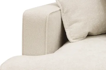 Rossita Lyx 4-sits Högervänd L-formad Extra Djup Schäslongsoffa i Chenille - Beige Chenille - Möbler - Soffa - Divansoffa & schäslongsoffa - 4 sits soffa med divan