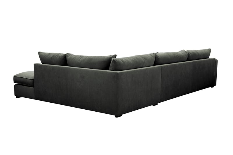 Rossita Lyx 4-sits Högervänd L-formad Extra Djup Schäslongsoffa i Manchester - Mörkgrön Manchester - Möbler - Soffa - Divansoffa & schäslongsoffa - 4 sits soffa med divan