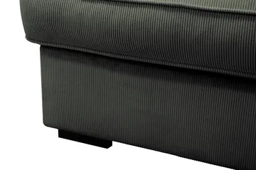 Rossita Lyx 4-sits Högervänd L-formad Extra Djup Schäslongsoffa i Manchester - Mörkgrön Manchester - Möbler - Soffa - Divansoffa & schäslongsoffa - 4 sits soffa med divan