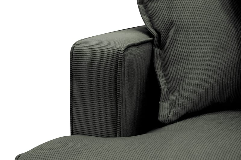 Rossita Lyx 4-sits Högervänd L-formad Extra Djup Schäslongsoffa i Manchester - Mörkgrön Manchester - Möbler - Soffa - Divansoffa & schäslongsoffa - 4 sits soffa med divan