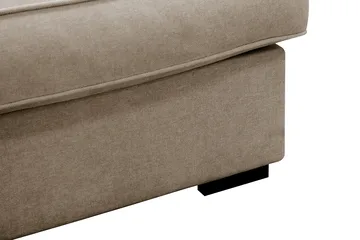 Rossita Lyx 4-sits Högervänd L-formad Extra Djup Schäslongsoffa i Tyg - Brun Tyg - Möbler - Soffa - Divansoffa & schäslongsoffa - 4 sits soffa med divan