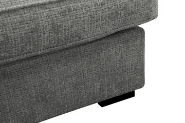 Rossita Lyx 4-sits Vänstervänd L-formad Extra Djup Schäslongsoffa i Chenille - Grå Chenille - Möbler - Soffa - Divansoffa & schäslongsoffa - 4 sits soffa med divan