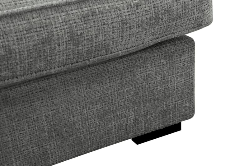 Rossita Lyx 4-sits Vänstervänd L-formad Extra Djup Schäslongsoffa i Chenille - Grå Chenille - Möbler - Soffa - Divansoffa & schäslongsoffa - 4 sits soffa med divan
