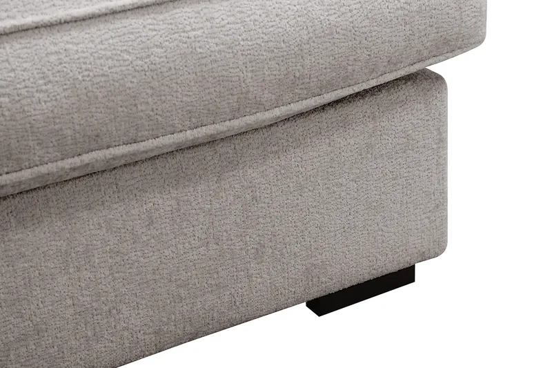 Rossita Lyx 4-sits Vänstervänd L-formad Extra Djup Schäslongsoffa i Chenille - Grå/Brun Chenille - Möbler - Soffa - Divansoffa & schäslongsoffa - 4 sits soffa med divan