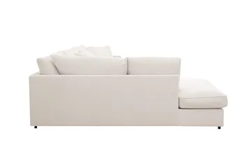 Rossita Lyx 4-sits Vänstervänd L-formad Extra Djup Schäslongsoffa i Manchester - Offwhite - Möbler - Soffa - Divansoffa & schäslongsoffa - 4 sits soffa med divan