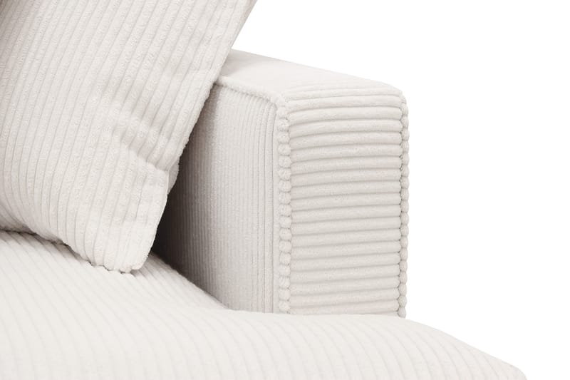 Rossita Lyx 4-sits Vänstervänd L-formad Extra Djup Schäslongsoffa i Manchester - Offwhite - Möbler - Soffa - Divansoffa & schäslongsoffa - 4 sits soffa med divan