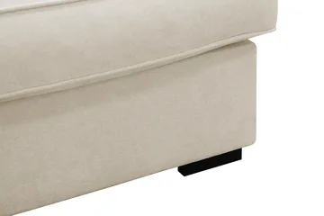 Rossita Lyx 4-sits Vänstervänd L-formad Extra Djup Schäslongsoffa i Tyg - Beige Tyg - Möbler - Soffa - Divansoffa & schäslongsoffa - 4 sits soffa med divan