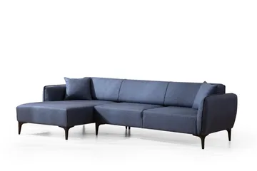 Rossland Divansoffa 3-sits - Blå - Möbler - Soffa - Divansoffa & schäslongsoffa - 3 sits soffa med divan
