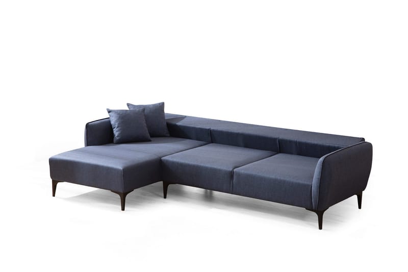 Rossland Divansoffa 3-sits - Blå - Möbler - Soffa - Divansoffa & schäslongsoffa - 3 sits soffa med divan