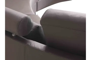 Rotunde Divansoffa 448 cm - Brun - Möbler - Soffa - Skinnsoffa