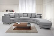 Rotunde Divansoffa 448 cm Grå - Möbler - Black Friday soon | Chilli