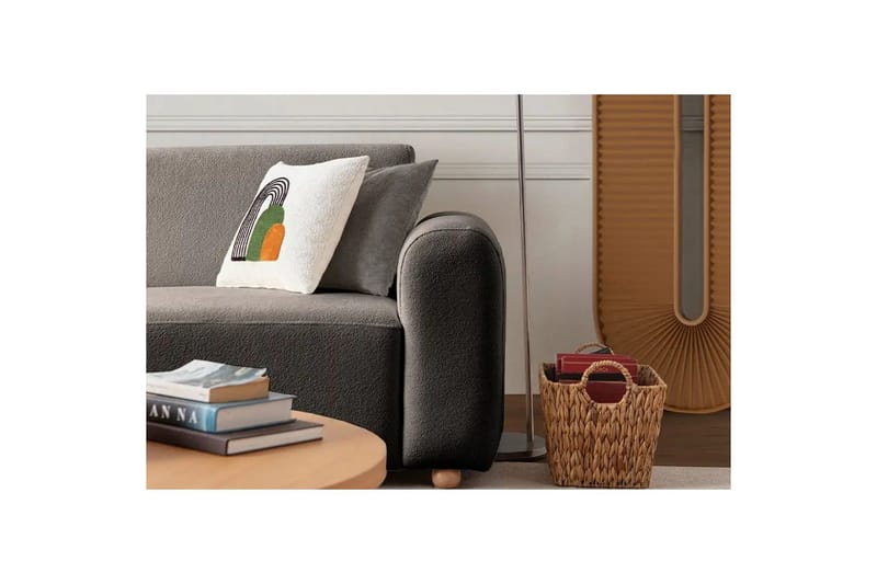 Rynvar Soffa med Schäslong 4-sits - Antracit - Möbler - Soffa - Divansoffa & schäslongsoffa - 4 sits soffa med divan