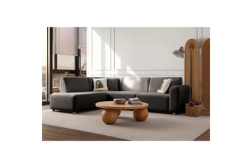 Rynvar Soffa med Schäslong 4-sits - Antracit - Möbler - Soffa - Divansoffa & schäslongsoffa - 4 sits soffa med divan