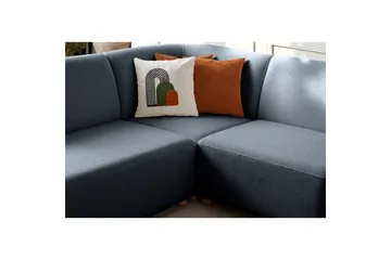 Rynvar Soffa med Schäslong 4-sits - Blå - Möbler - Soffa - Modulsoffa - Komplett modulsoffa