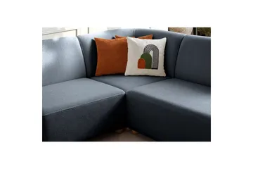 Rynvar Soffa med Schäslong 4-sits - Blå - Möbler - Soffa - Modulsoffa - Komplett modulsoffa