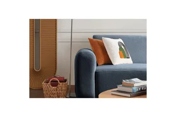 Rynvar Soffa med Schäslong 4-sits - Blå - Möbler - Soffa - Modulsoffa - Komplett modulsoffa