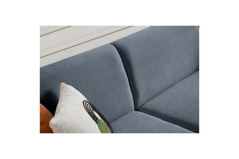 Rynvar Soffa med Schäslong 4-sits - Blå - Möbler - Soffa - Modulsoffa - Komplett modulsoffa