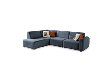 Rynvar Soffa med Schäslong 4-sits - Blå - Möbler - Soffa - Modulsoffa - Komplett modulsoffa