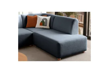 Rynvar Soffa med Schäslong 4-sits - Blå - Möbler - Soffa - Modulsoffa - Komplett modulsoffa
