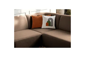 Rynvar Soffa med Schäslong 4-sits - Brun - Möbler - Soffa - Modulsoffa - Komplett modulsoffa