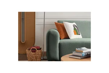 Rynvar Soffa med Schäslong 4-sits - Grön - Möbler - Soffa - Modulsoffa - Komplett modulsoffa