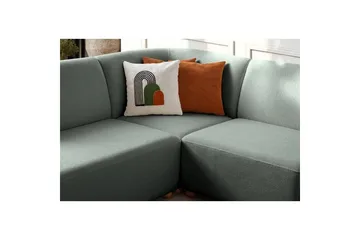 Rynvar Soffa med Schäslong 4-sits - Grön - Möbler - Soffa - Modulsoffa - Komplett modulsoffa