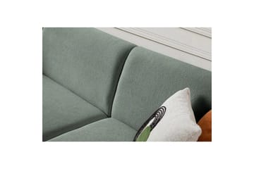 Rynvar Soffa med Schäslong 4-sits - Grön - Möbler - Soffa - Divansoffa & schäslongsoffa - 4 sits soffa med divan