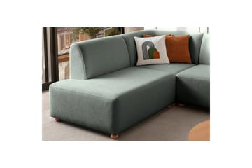 Rynvar Soffa med Schäslong 4-sits - Grön - Möbler - Soffa - Divansoffa & schäslongsoffa - 4 sits soffa med divan