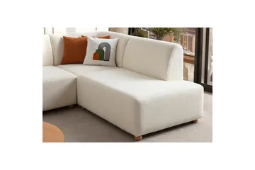 Rynvar Soffa med Schäslong 4-sits - Vit - Möbler - Soffa - Divansoffa & schäslongsoffa - 4 sits soffa med divan