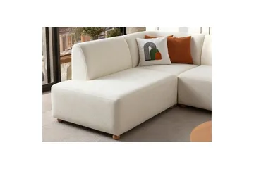 Rynvar Soffa med Schäslong 4-sits - Vit - Möbler - Soffa - Modulsoffa - Komplett modulsoffa