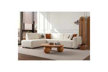 Rynvar Soffa med Schäslong 4-sits - Vit - Möbler - Soffa - Divansoffa & schäslongsoffa - 4 sits soffa med divan