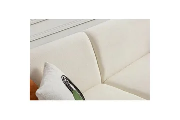 Rynvar Soffa med Schäslong 4-sits - Vit - Möbler - Soffa - Modulsoffa - Komplett modulsoffa