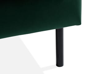 Sammetssoffa Elion 2,5-sits med Schäslong Vänster - Grön - Möbler - Soffa - Divansoffa & schäslongsoffa - 2 sits soffa med divan