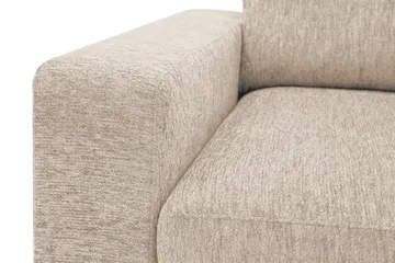 Scandi Djup 4-sits Soffa med Schäslong Höger i Chenille - Beige - Möbler - Soffa - Divansoffa & schäslongsoffa - 4 sits soffa med divan