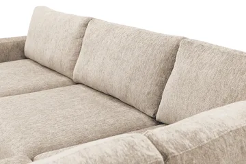Scandi Djup 4-sits Soffa med Schäslong Höger i Chenille - Beige - Möbler - Soffa - Divansoffa & schäslongsoffa - 4 sits soffa med divan