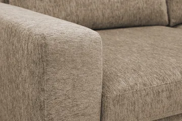 Scandi Djup 4-sits Soffa med Schäslong Höger i Chenille - Brun - Möbler - Soffa - Divansoffa & schäslongsoffa - 4 sits soffa med divan