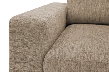 Scandi Djup 4-sits Soffa med Schäslong Höger i Chenille - Brun - Möbler - Soffa - Divansoffa & schäslongsoffa - 4 sits soffa med divan